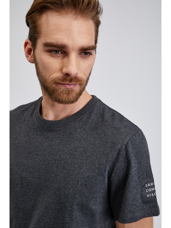 Sam 73 Dunkelgraues Herren-T-Shirt SAM 73 Freddie