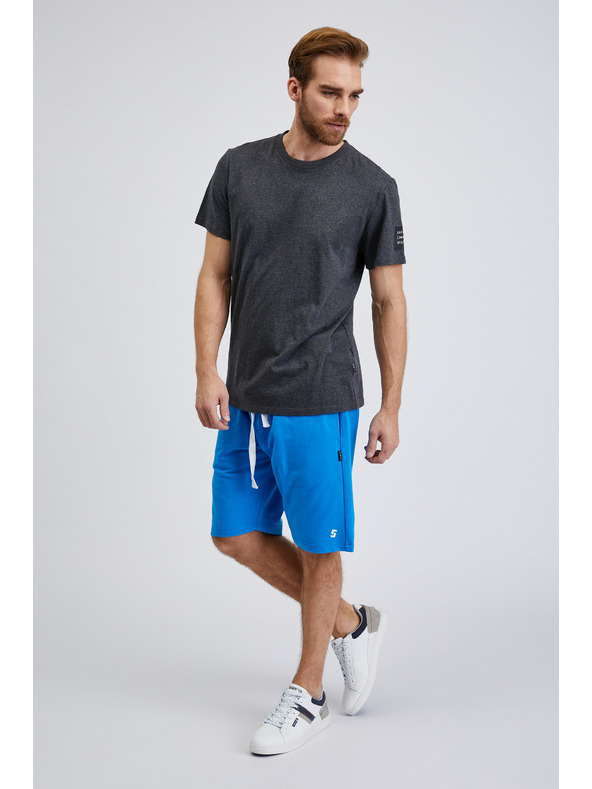 Sam 73 Dunkelgraues Herren-T-Shirt SAM 73 Freddie