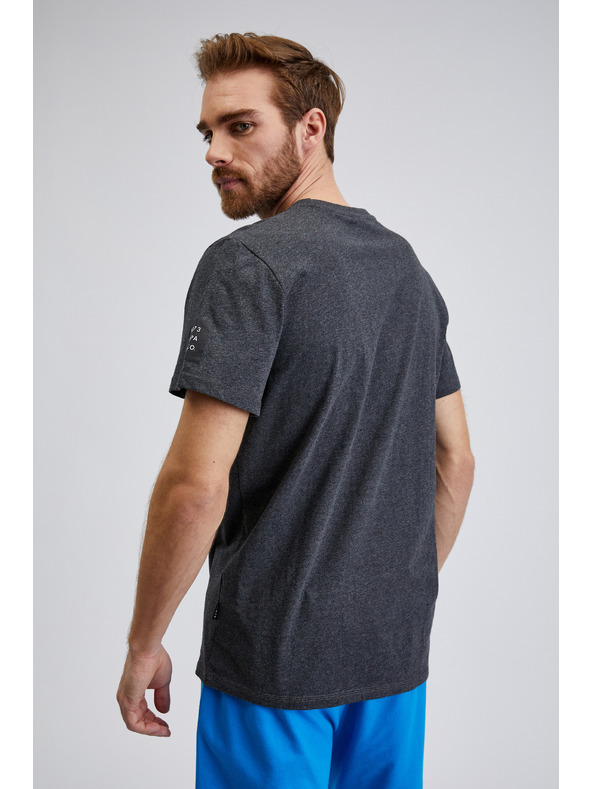 Sam 73 Dunkelgraues Herren-T-Shirt SAM 73 Freddie