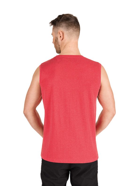 Sam 73 Rotes bedrucktes Herren-T-Shirt SAM 73