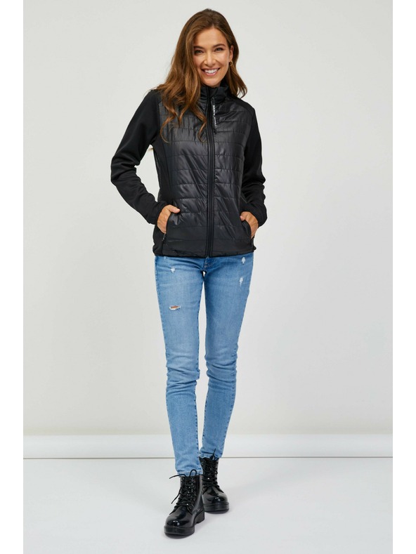 Sam 73 Schwarze leichte Steppjacke für Damen 73 Besd