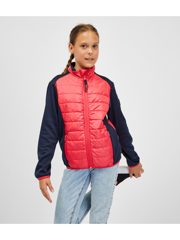 Sam 73 Blaue und rosa Mädchen-Steppjacke SAM 73 Nurnia
