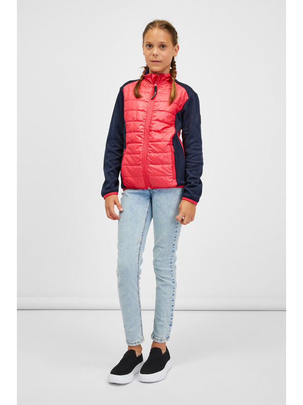 Sam 73 Blaue und rosa Mädchen-Steppjacke SAM 73 Nurnia