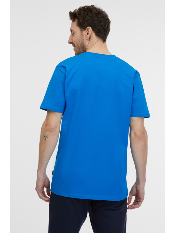 Sam 73 Blaues Herren-T-Shirt SAM 73 Goose