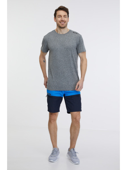 Sam 73 Graues gestromtes Herren-T-Shirt SAM 73 Fortunato