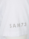 Sam 73 Weißes Herren-T-Shirt SAM 73 Blane