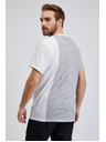 Sam 73 Hellgraues gemustertes Herren-T-Shirt SAM 73 Paul