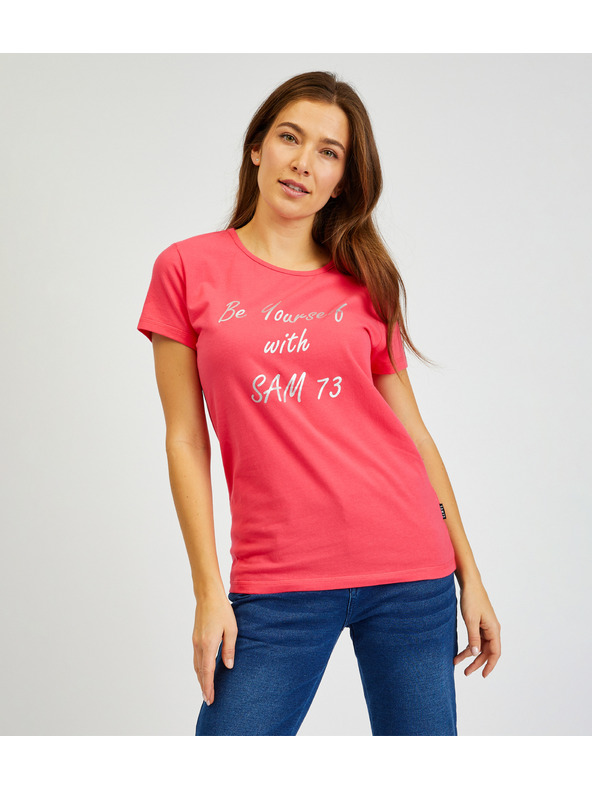 Sam 73 Dunkelrosa Damen-T-Shirt SAM 73 Renee