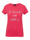 Sam 73 Dunkelrosa Damen-T-Shirt SAM 73 Renee