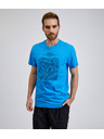 Sam 73 Blaues Herren-T-Shirt aus Baumwolle mit SAM73 Almandit-Aufdruck