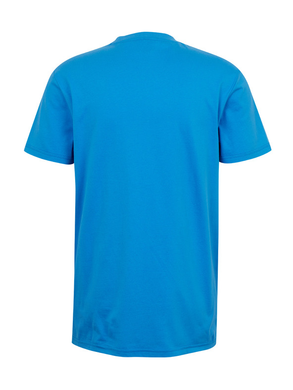 Sam 73 Blaues Herren-T-Shirt aus Baumwolle mit SAM73 Almandit-Aufdruck