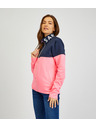 Sam 73 Blaues und rosa Damen-Sweatshirt mit Reißverschluss SAM73 Octans