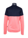 Sam 73 Blaues und rosa Damen-Sweatshirt mit Reißverschluss SAM73 Octans