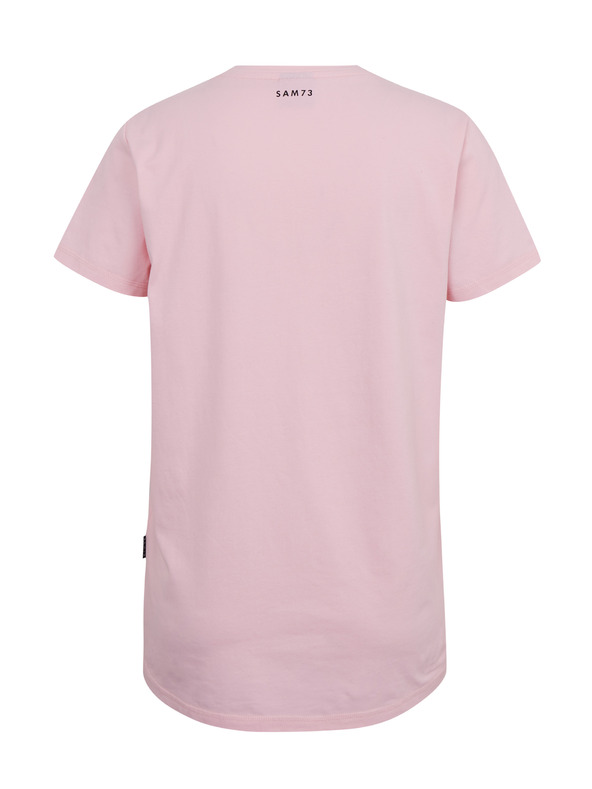Sam 73 Rosa bedrucktes Damen-T-Shirt SAM73 Musca