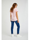 Sam 73 Rosa bedrucktes Damen-T-Shirt SAM73 Musca