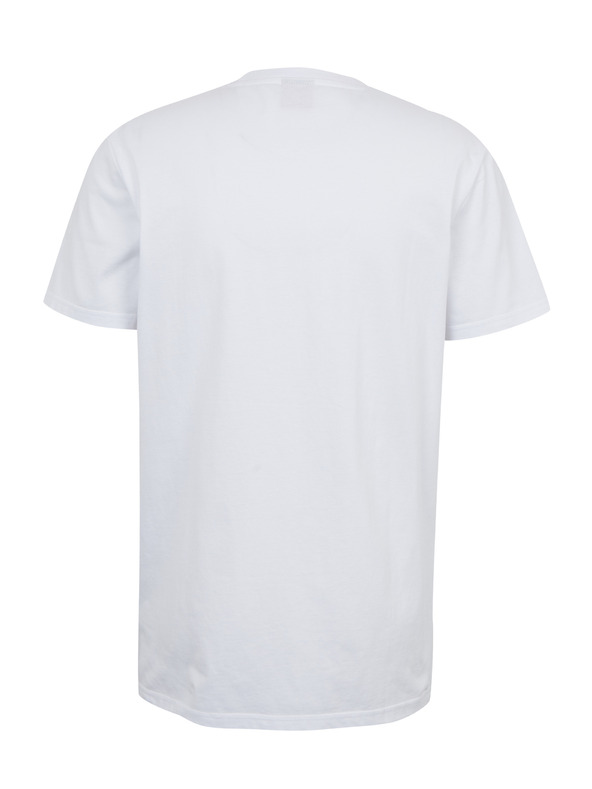 Sam 73 Weißes Herrenhemd aus bedruckter Baumwolle SAM73 Almandit