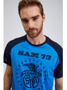 Sam 73 Blaues Herren T-Shirt SAM 73 Jordan