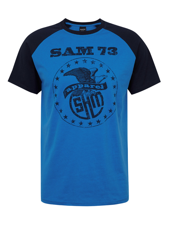 Sam 73 Blaues Herren T-Shirt SAM 73 Jordan