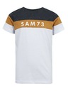 Sam 73 Blaues und weißes Jungen-T-Shirt SAM 73 Kallan