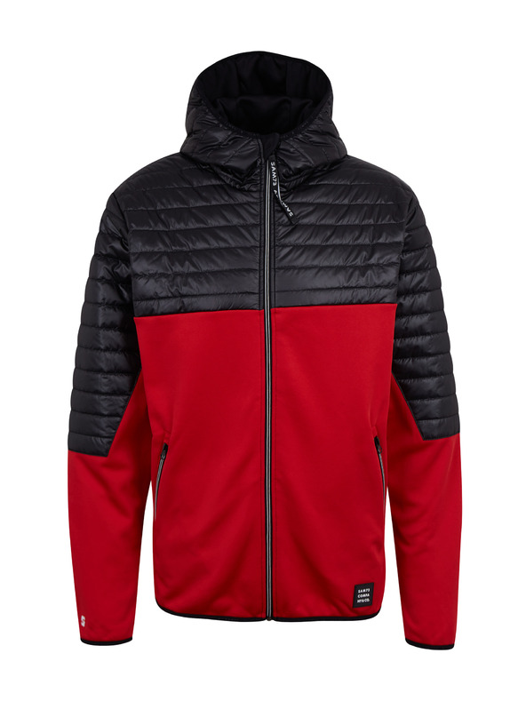 Sam 73 Schwarze und rote leichte Herren-Steppjacke SAM 73 Vader