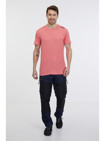 Sam 73 Koralle gestreiftes Herren-T-Shirt SAM 73 Fortunato