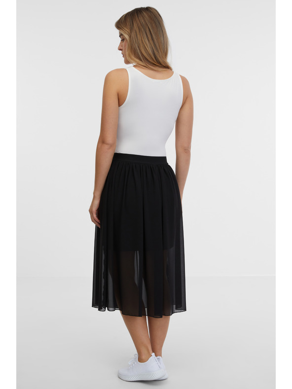 Sam 73 Schwarzer Damen-Midirock SAM 73 Evelina