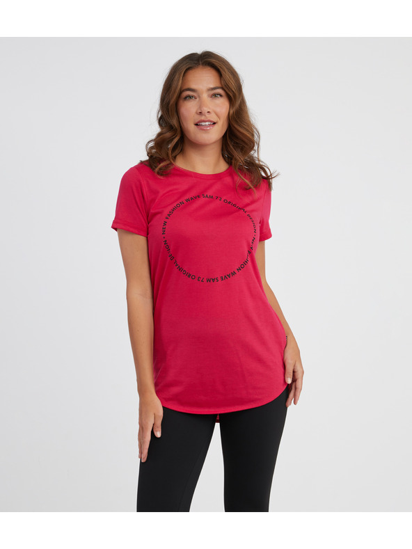 Sam 73 Dunkelrosa Damen-T-Shirt SAM 73 Doris