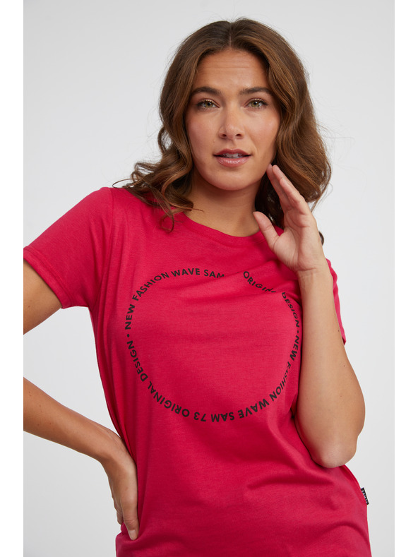 Sam 73 Dunkelrosa Damen-T-Shirt SAM 73 Doris