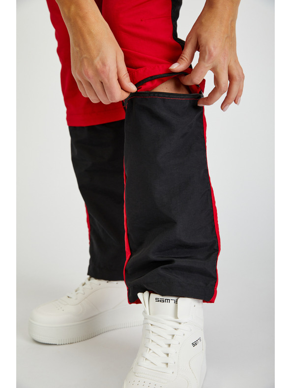 Sam 73 Schwarze und rote Damenhose mit abnehmbarem Bein SAM73 Aries