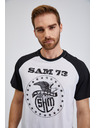 Sam 73 Weißes Herren-T-Shirt SAM 73 Jordan