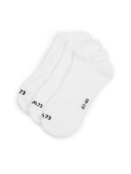 Sam 73 Set aus drei Paar weißen Herrensocken SAM 73 Invercargill