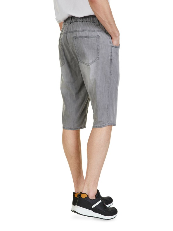 Sam 73 Graue Denim-Shorts für Herren SAM 73 Kash