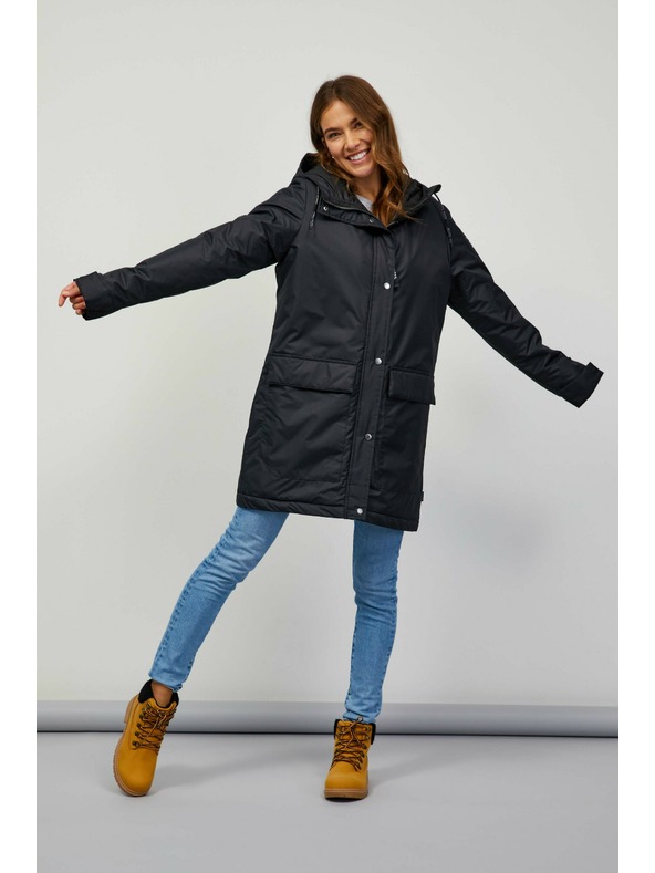 Sam 73 Schwarzer Damenmantel SAM 73 Elisa