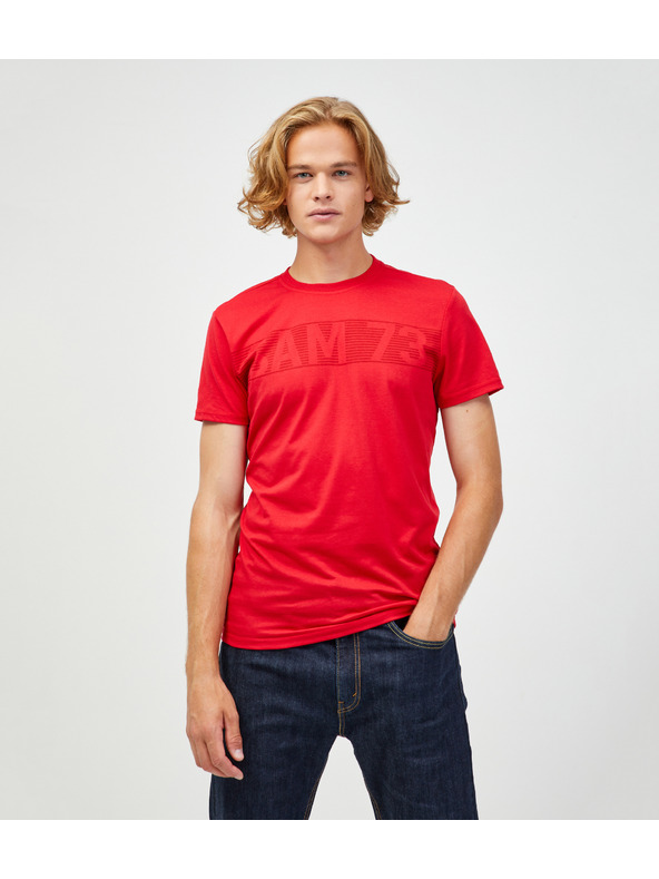 Sam 73 Rotes Herren-T-Shirt SAM 73 Barry