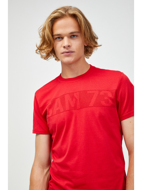 Sam 73 Rotes Herren-T-Shirt SAM 73 Barry
