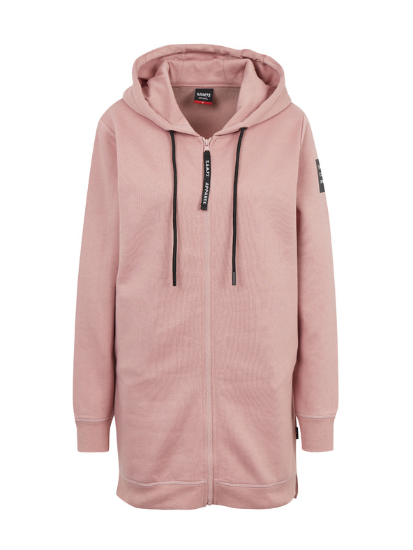Sam 73 Altrosa Damen-Kapuzenpullover mit Reißverschluss SAM 73 Drusilia