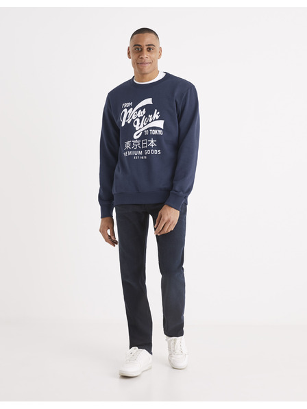 Celio Dunkelblaue Herren Celio C15 Straight Fit Jeans