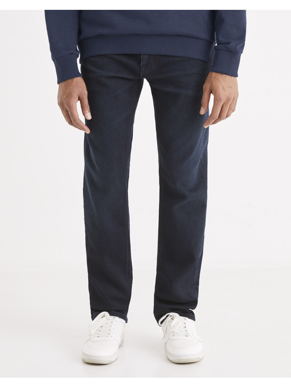 Celio Dunkelblaue Herren Celio C15 Straight Fit Jeans