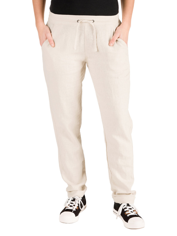 Sam 73 Cremefarbene Damen-Leinenhose SAM 73