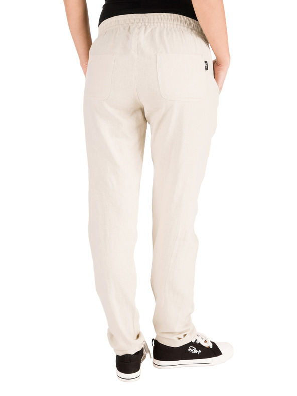 Sam 73 Cremefarbene Damen-Leinenhose SAM 73