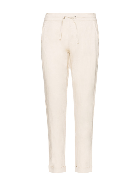 Sam 73 Cremefarbene Damen-Leinenhose SAM 73