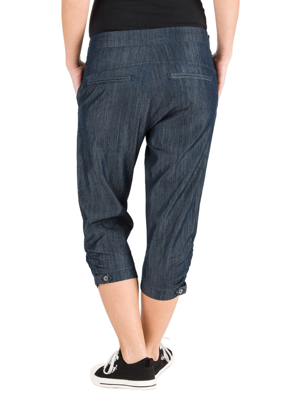 Sam 73 Dunkelblaue Damen-Denim-3/4-Hose SAM 73