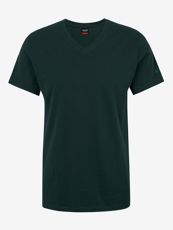 Sam 73 Dunkelgrünes Herren T-Shirt SAM 73 Blane