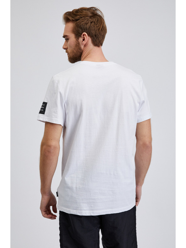 Sam 73 Weißes Herren-T-Shirt SAM 73 Freddie