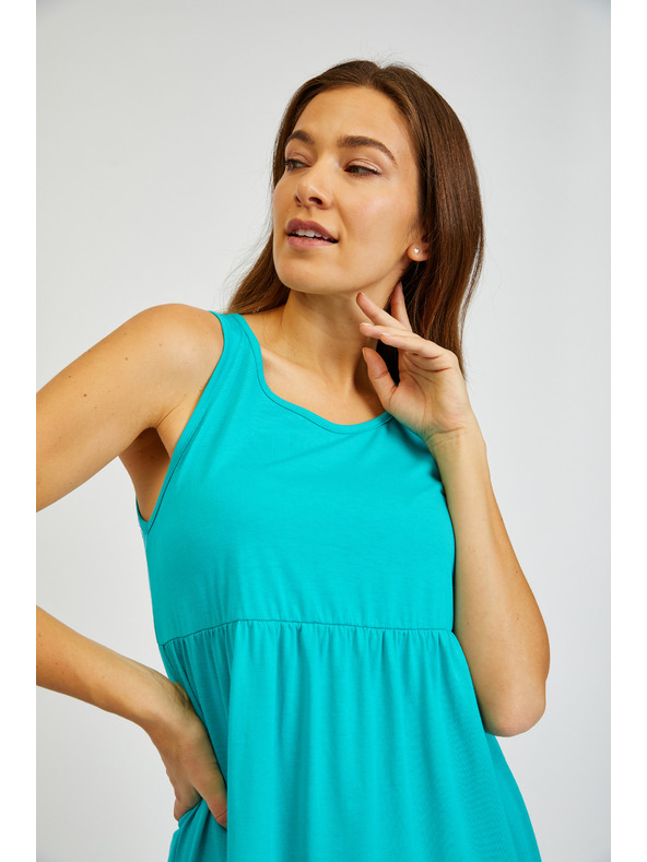 Sam 73 Türkises Damen Sommerkleid mit Rüsche SAM 73 Chantal