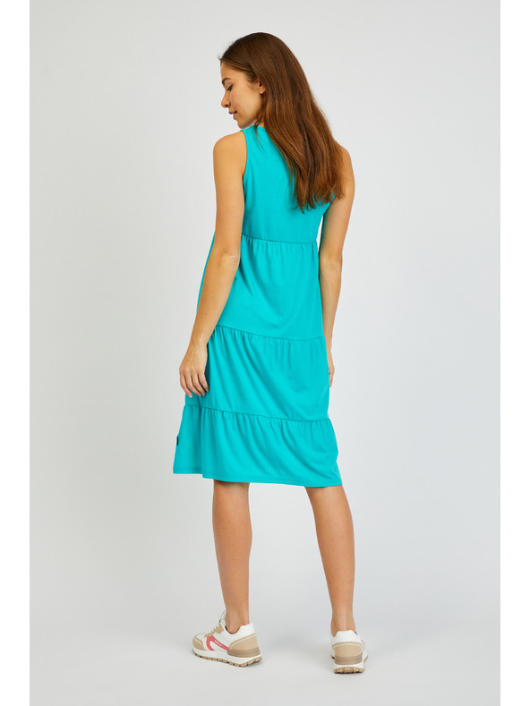 Sam 73 Türkises Damen Sommerkleid mit Rüsche SAM 73 Chantal