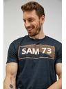 Sam 73 Dunkelgraues Herren-T-Shirt SAM 73 Fenri