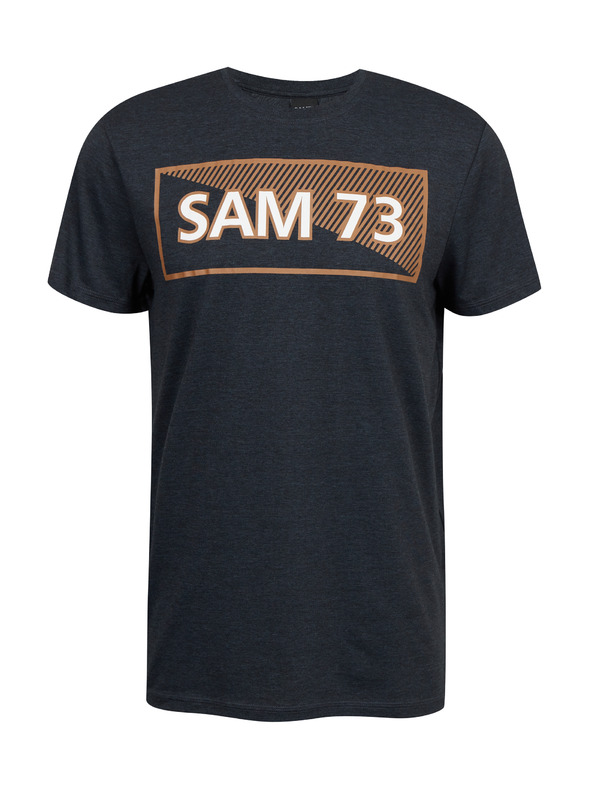 Sam 73 Dunkelgraues Herren-T-Shirt SAM 73 Fenri