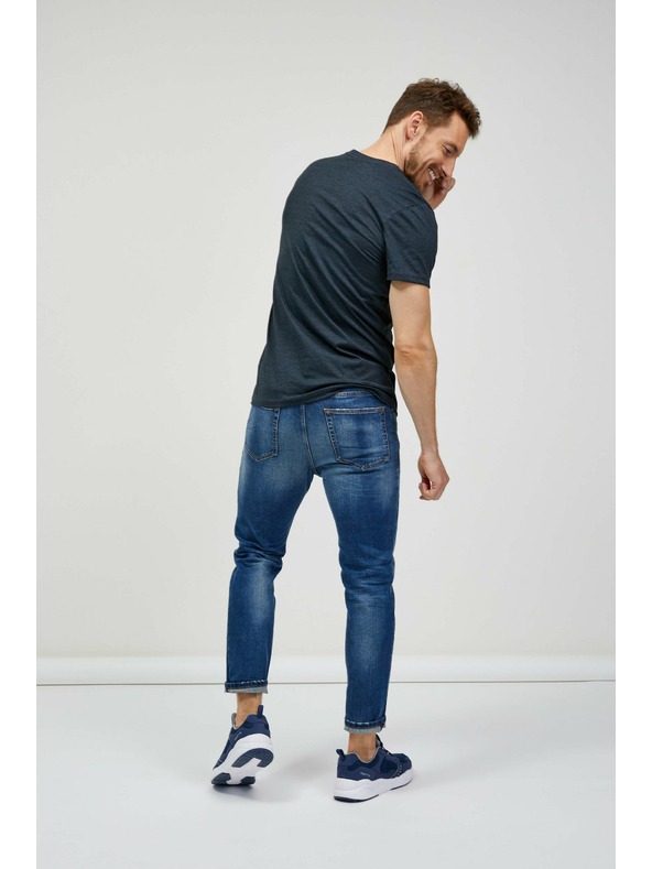 Sam 73 Dunkelgraues Herren-T-Shirt SAM 73 Fenri