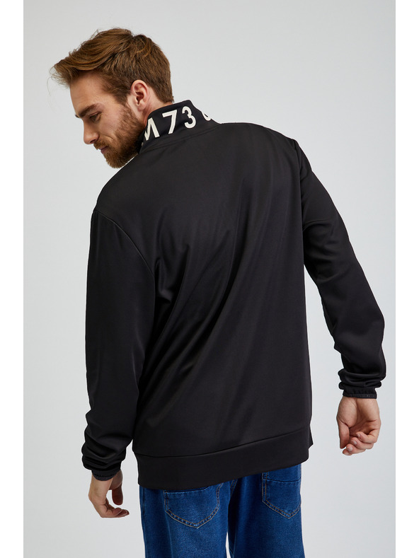 Sam 73 Schwarzes Herren-Sweatshirt SAM73 Stephen Zip-up